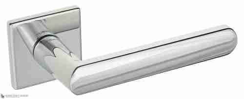 Дверная ручка на квадратном основании Fratelli Cattini "NEVADA" 8FS-CR полированный хром