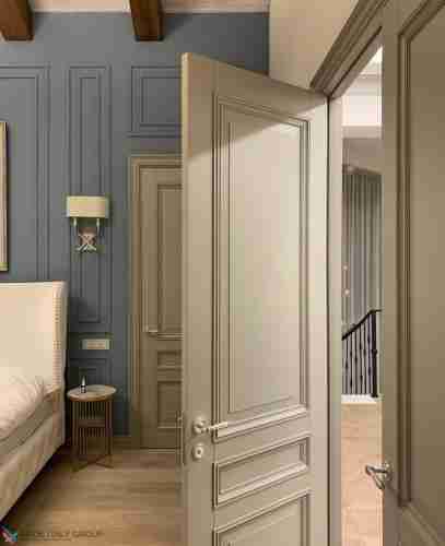 Дверная ручка Venezia "PELLESTRINA" D5 натуральное серебро + черный