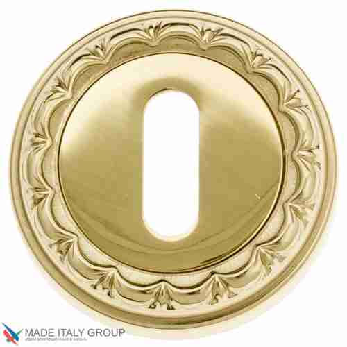 Накладка дверная под ключ буратино Venezia KEY-1 D2 полированная латунь (2шт.)