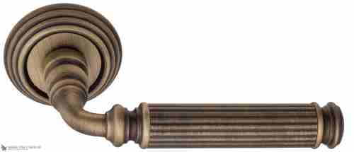 Дверная ручка Venezia "MOSCA" D8 матовая бронза