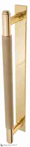 Ручка скоба Venezia "EXA ZIG PL-Y" 340мм (290мм) полированная латунь