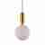 Подвесной светильник Lumina Deco Orito LDP 1219-200 WT+GD