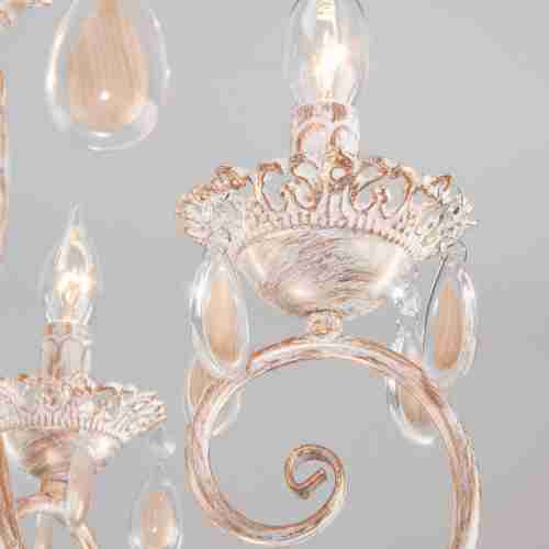 Подвесная люстра Eurosvet 10009/6 золото с белым