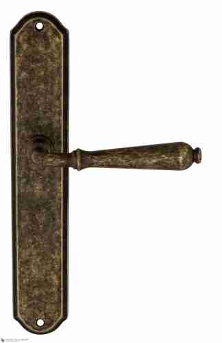 Дверная ручка Venezia "CLASSIC" на планке PL02 античная бронза