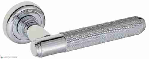 Дверная ручка Venezia "EXA ZIG" D1 полированный хром