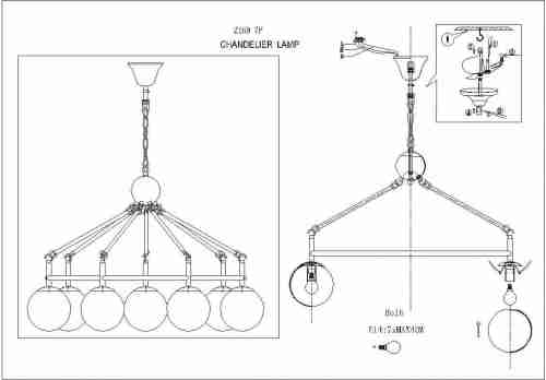 Подвесная люстра F-Promo Cirque 2169-7P