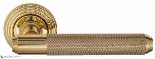 Дверная ручка Venezia "EXA ZIG" D8 полированная латунь