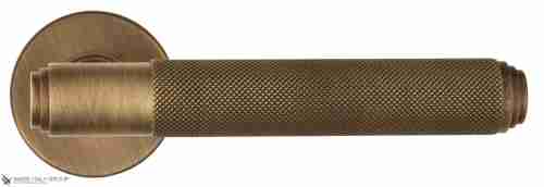 Дверная ручка Venezia "EXA ZIG" FSR матовая бронза