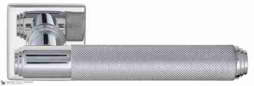 Дверная ручка Venezia "EXA ZIG" FSS полированный хром