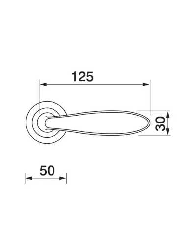 Ручка дверная Morelli Luxury MURANO R4 CSA/BLU на круглом основании, цвет матовый хром/ультрамарин, латунь