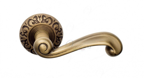 Ручка дверная межкомнатная Venezia Carnevale D4 матовая бронза