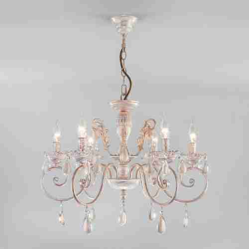 Подвесная люстра Eurosvet 10009/6 золото с белым