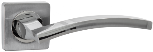 Ручки дверные PUERTO INAL 520-02 SC/CP хром матовый/хром блестящий