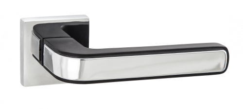 Ручки дверные PUERTO INAL 539-03 B/CP черный/хром блестящий