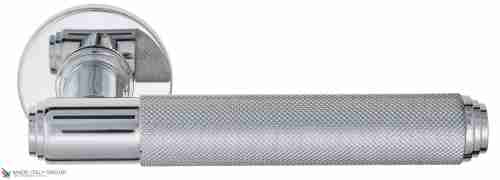 Дверная ручка Venezia "EXA ZIG" FSR полированный хром