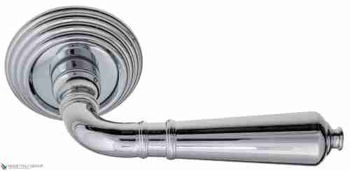 Дверная ручка Venezia "VIGNOLE" D8 полированный хром