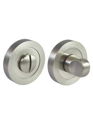 Завертка сантехническая Morelli Luxury LUX-WC-R2 NIS на круглой розетке цвет матовый никель