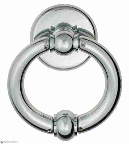 Дверная стучалка Venezia OTTAVIA 135x80 полированный хром