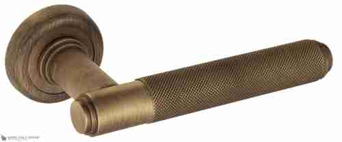 Дверная ручка Venezia "EXA ZIG" D1 матовая бронза