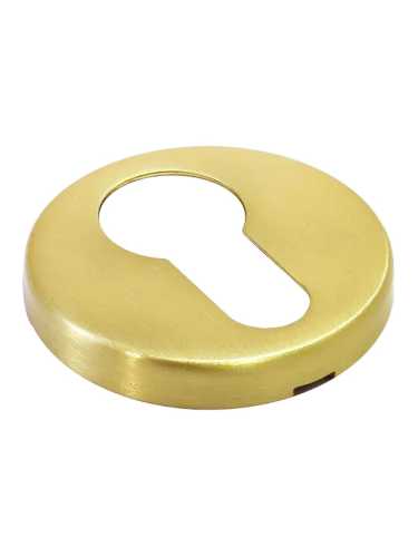 Накладка на замок Morelli Luxury LUX-KH-R3-E OSA круглая под евроцилиндр, цвет матовое золото