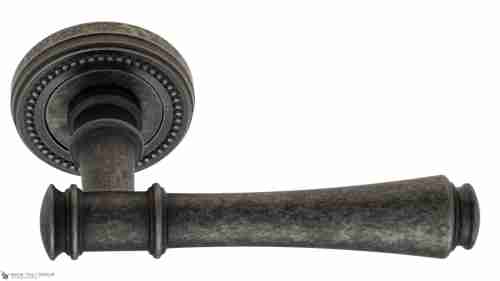 Дверная ручка Venezia "CALLISTO" D3 античное серебро