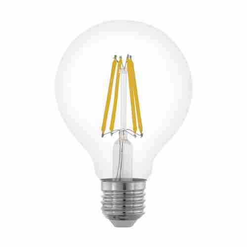 Лампа светодиодная филаментная диммируемая Eglo E27 6W 2700К прозрачная 11702
