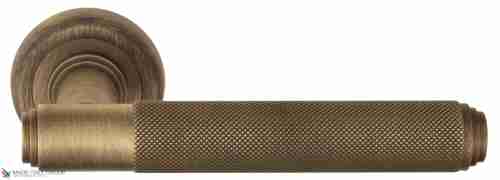 Дверная ручка Venezia "EXA ZIG" D1 матовая бронза