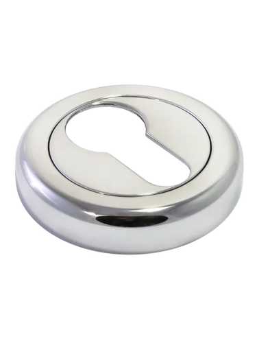 Накладка на замок Morelli Luxury LUX-KH-R4 CRO круглая под евроцилиндр, цвет хром