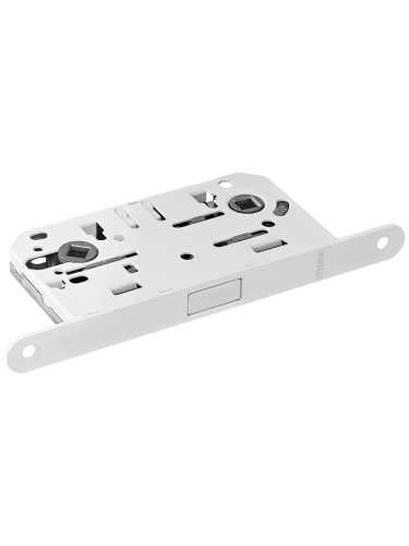 Замок межкомнатный Morelli TWICE M1885 W магнитый, цвет белый