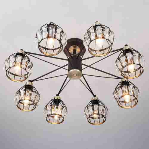 Потолочная люстра Eurosvet 70075/8 черный