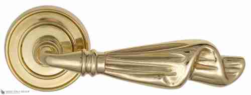 Дверная ручка Venezia "OPERA" D6 полированная латунь