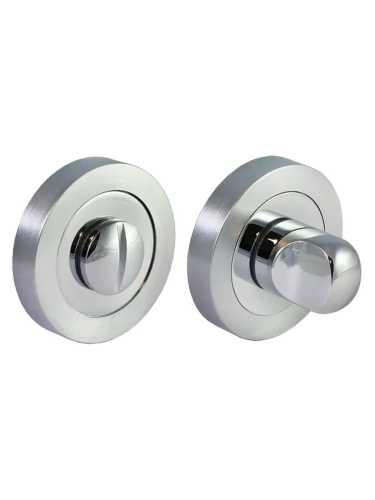 Завертка сантехническая Morelli Luxury LUX-WC-R2 CSA/CRO, цвет - матовый хром/хром