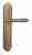 Дверная ручка Venezia "CASTELLO" на планке PL98 матовая бронза