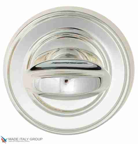 Фиксатор поворотный Venezia WC-2 D6 натуральное серебро + черный