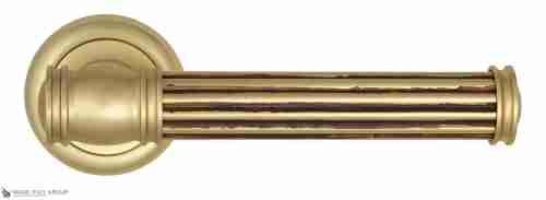 Дверная ручка Venezia "IMPERO" D1 французcкое золото + коричневый