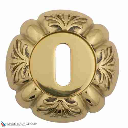 Накладка дверная под ключ буратино Venezia KEY-1 D5 полированная латунь (2шт.)