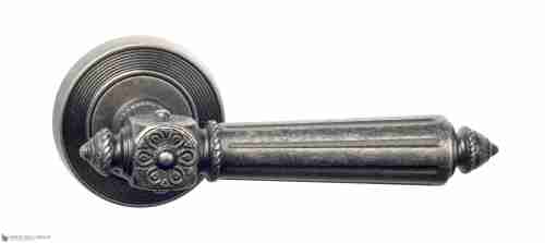 Дверная ручка Venezia "CASTELLO" D6 античное серебро