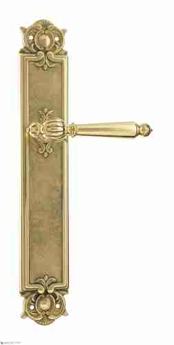 Дверная ручка Venezia "PELLESTRINA" на планке PL97 полированная латунь