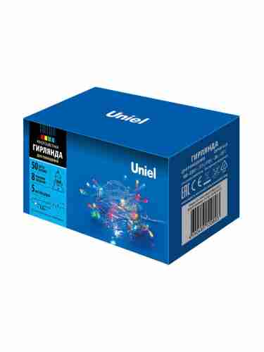 Светодиодная гирлянда Uniel 220V разноцветный ULD-S0500-050/DTA Multi IP20 UL-00005250