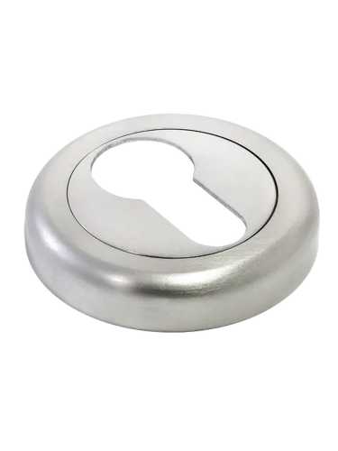 Накладка на замок Morelli Luxury LUX-KH-R4 CSA круглая под евроцилиндр, цвет матовый хром