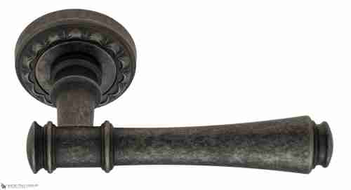 Дверная ручка Venezia "CALLISTO" D2 античное серебро