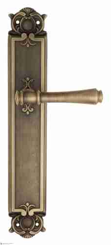 Дверная ручка Venezia "CALLISTO" на планке PL97 матовая бронза