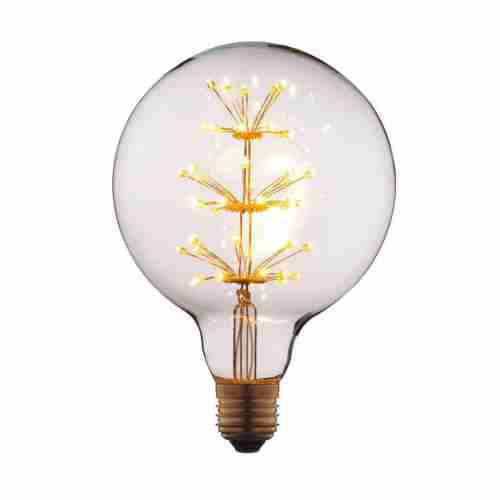 Лампа светодиодная филаментная E27 3W прозрачная G12547LED