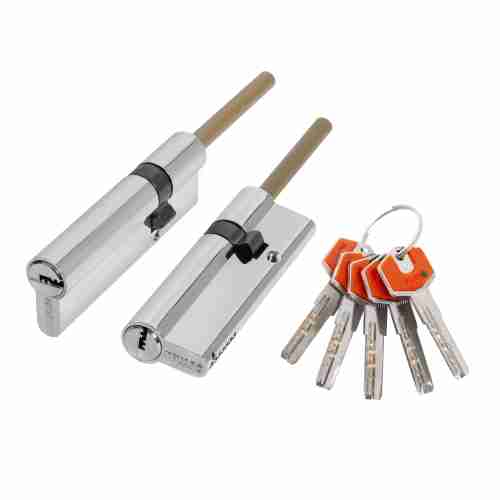 Цилиндровый механизм D-PROTERM507/95 Fuaro (Фуаро) mm (60+10+25) термошток 8х65 мм CP, 5 кл.