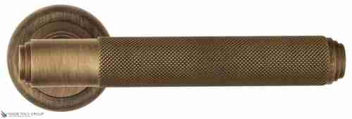 Дверная ручка Venezia "EXA ZIG" D1 матовая бронза