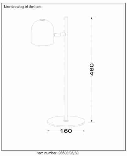 Настольная лампа Lucide Skanska 03603/05/30