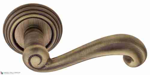 Дверная ручка Venezia "CARNEVALE" D8 матовая бронза