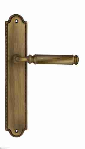 Дверная ручка Venezia "MOSCA" на планке PL98 матовая бронза
