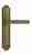 Дверная ручка Venezia "MOSCA" на планке PL98 матовая бронза
