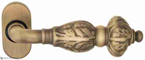 Дверная ручка для профильных дверей Venezia "LUCRECIA" EP матовая бронза